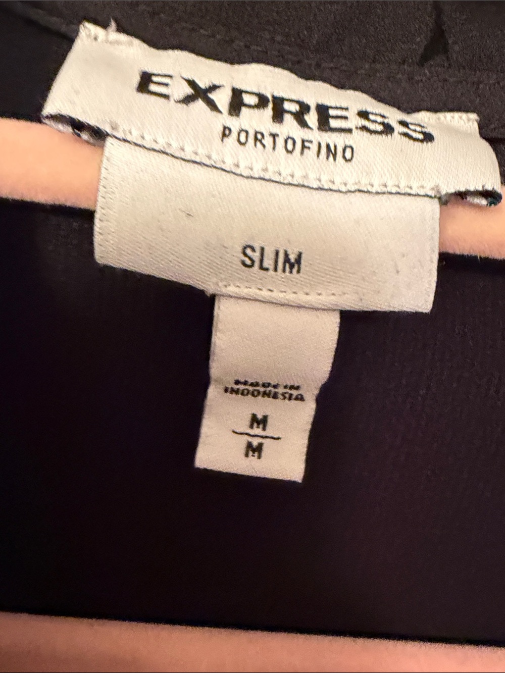 Express Black Button-Front Ruffle Collar Blouse - Picture 2 of 5